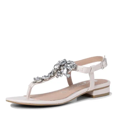 Produktbild von Marco Tozzi Damen Gr. 39 T-Spangen Sandalen Zehentrenner Sandalette Saffron
