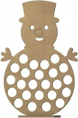 Obrázok produktu pre Gomille MDF Snehuliak Adventná dekorácia 58 cm Vianočná figúrka