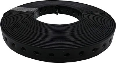 Produktbild von Montagelochband 19 mm (schwarz) – kunststoffummantelt – VPE: 1