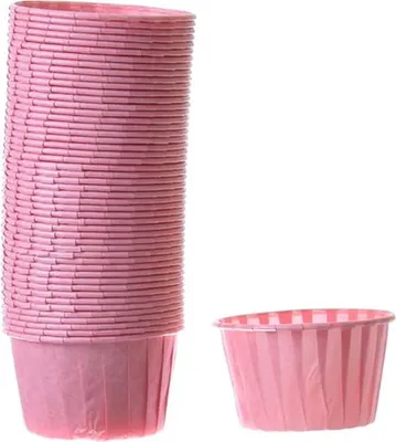 Produktbild von Rosa Pappbecher 50x39mm/48Stück