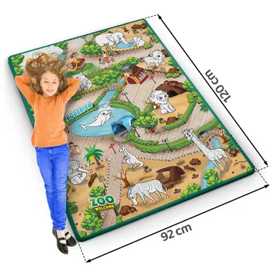 Produktbild von Ricokids RK-344 Schaumstoffmatte zum Malen, gerollt, 120 x 90 x 0,3 cm