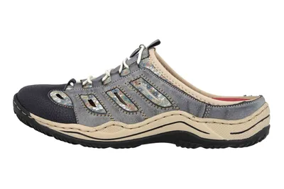 Obrázok produktu pre Rieker mules in oversizes blue L0555-16 large dámske topánky