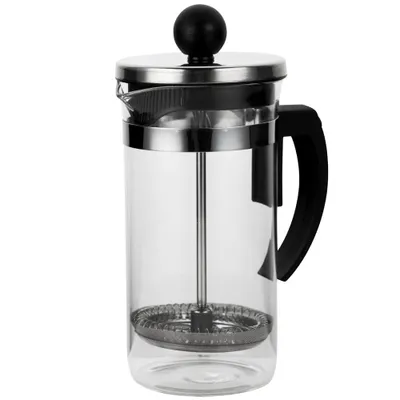 Produktbild von NAVA Kaffeebereiter / Kaffeepresse / GLASKANNE mit Siebstempel für die Zubereitung von Kaffee Tee Kräutertee 0,35l