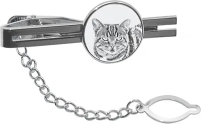 Productafbeelding van Manx: Manx speld voor stropdas met kat Art-Dog