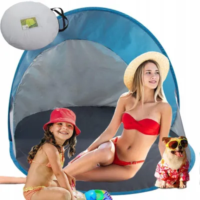 Image de Tente de plage auto pliante écran de protection contre les UV grande tente de jardin