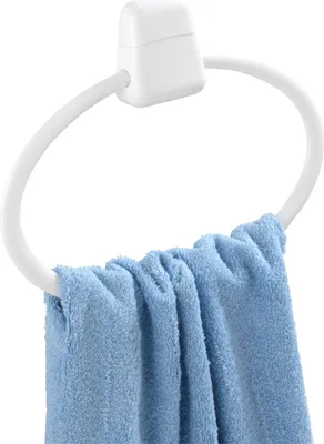Obrázok produktu pre WENKO Držiak uterákov PURE Ring Kúpeľňové nástenné príslušenstvo Sprchový uterák Elegancia