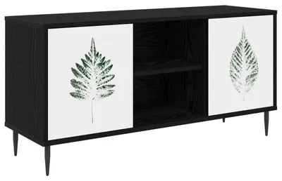 Immagine prodotto di vidaXL Mobile TV HANAU, 102 x 33 x 51 cm, nero, aspetto legno di quercia