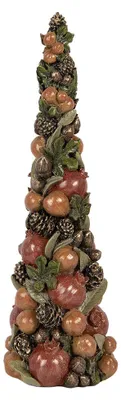 Immagine prodotto di Clayre & Eef Decorazione natalizia per l'albero di Natale Ø 12x37 cm Marrone Plastica