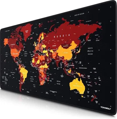 Produktbild von Kartonnen Wereldatlas mit Mauspad