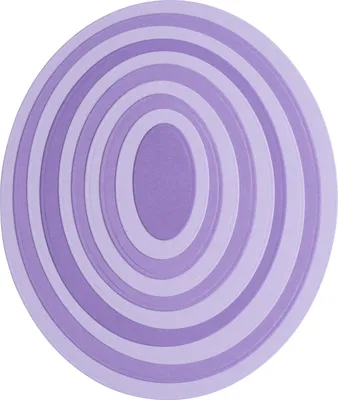 Produktbild von Stanzschablone Ovale, 10-teiliges Set, 1,8 x 3,4 cm bis 9,9 x 11,7 cm