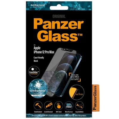 Produktbild von PanzerGlass CamSlider™ Screen Protector für das iPhone 12 Pro Max