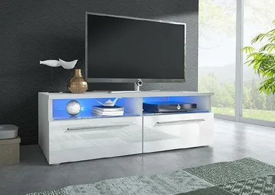 Image de TV Led rtv Lowboard Tableau TV mural brillant Support TV