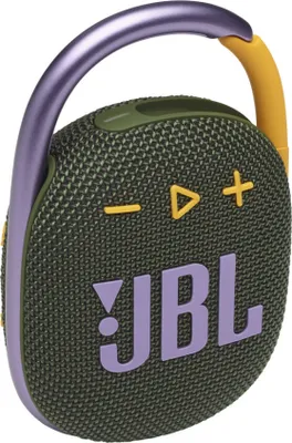 Produktbild von JBL Clip 4 Tragbarer Bluetooth-Lautsprecher Grn Wasserdicht 5W 10h Akkulaufzeit