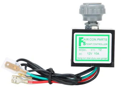 Image de Thermostat électronique pour climatisation de voiture 10 A - Accessoire automobile pour le contrôle de la température - 12 V