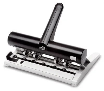 Produktbild von NOVUS Locher B430 025-0470 4fach 30Bl. Metall anthrazit/lichtgrau