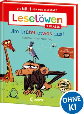Produktbild von Leselöwen 1. Klasse - Jim ist mies drauf - Jim brütet etwas aus!