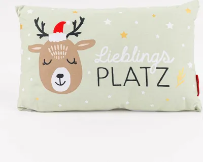 Produktbild von Kissen 25x40 cm Lieblingsplatz - Geschenkartikel - LA VIDA