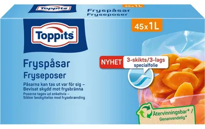 Zdjęcie produktu dla Worki na śmieci 1L, opakowanie 45 szt.