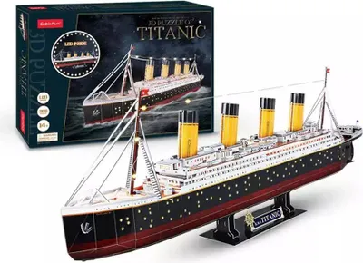 Immagine prodotto di CUBICFUN Titanic Illuminated 3D Puzzle 266 pezzi