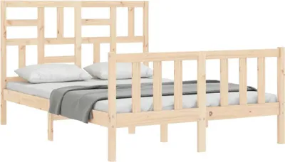 Produktbild von vidaXL Massivholzbett ohne Matratze 140x200 cm Kiefernholz