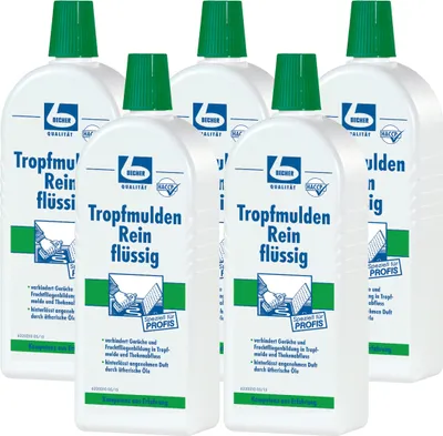 Produktbild von 5x Dr. Becher Tropfmulden Rein flüssig - 500 ml - B00K5RBGB0 | Flasche (500 ml)