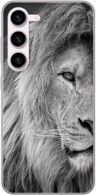 Produktbild von König Design Hülle kompatibel mit Samsung Galaxy S23 Plus Kunststoff Soft Handyhülle - Handy Case Löwe