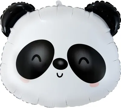 Obrázek produktu pro Fóliový balónek Panda, 43x37 cm