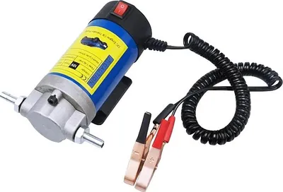 Obrázok produktu pre Čerpadlo na prečerpávanie oleja, kompatibilné s 12V/24V, účinný prietok 1-4 l/min, 12V, 12V