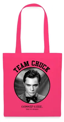 Produktbild von Spreadshirt Gossip Girl Team Chuck Stoffbeutel, One size, Azalea