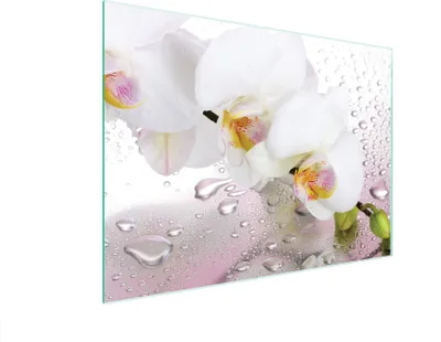 Produktbild von Glasschneidebrett 40x30 Orchidee