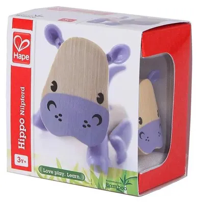 Produktbild von Hape Made of Bamboo Nilpferd, E5537