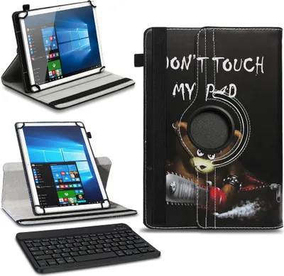 Produktbild von Tablet Tasche Tastatur Hülle für Blackview Tab 90 Schutzhülle Bluetooth CaseFarben:Motiv 9