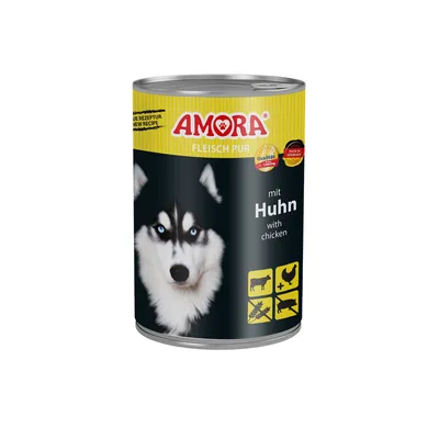 Produktbild von AMORA Fleisch Pur Adult Huhn 400 g