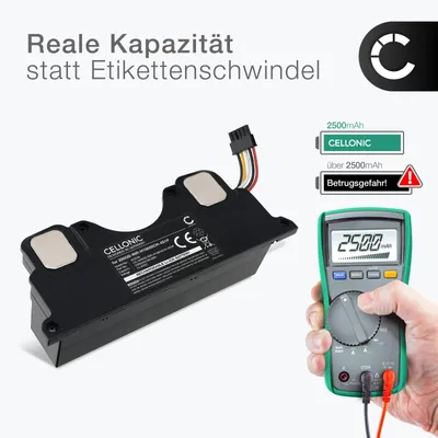 Produktbild von CELLONIC 1x Akku für Staubsauger Kompatibel mit Electrolux EFP31312, EFR31223, Ultimatehome 300, 200GD-INR- - (2500mAh, 14.4V)