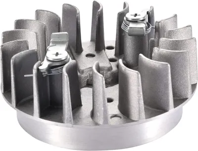 Productafbeelding van Vliegwiel Vervanging - Onderdeel Motor - Motor Reparatie - Gietijzer Materiaal - 97mm Diameter - Chroom