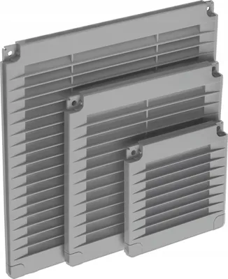 Obrázek produktu pro airRoxy Ventilační mřížka čtvercová šedá