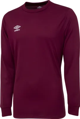 Immagine prodotto di Umbro - Maglia "Club" da uomo a maniche lunghe UO1290 (L) (Rosso Vino)