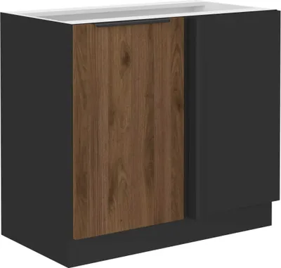 Produktbild von Eckschrank Monza nussbaum 105 ND 1F BB