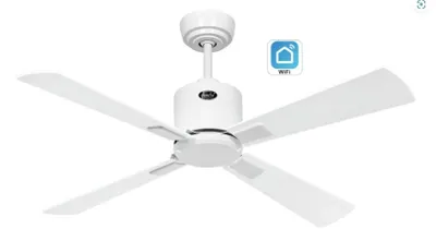 Obrázok produktu pre CasaFan ECO NEO III 103 WE-WE/LG WiFi Flügel Weiss/Lichtgrau Deckenventilator Weiß mit