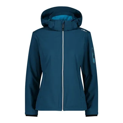 Produktbild von CMP Damen Softshelljacke Regenjacke Woman Zip Hood Jacket, Farbe:Blau, Größe:38, Artikel:-M928 blue ink