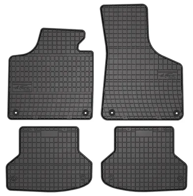 Produktbild von Gummi-Fußmatten für Audi RS3 8P 2003-2013 (Schrägheck) – 4-tlg, Schwarz, passgenau – Wielganizator SolidPRO
