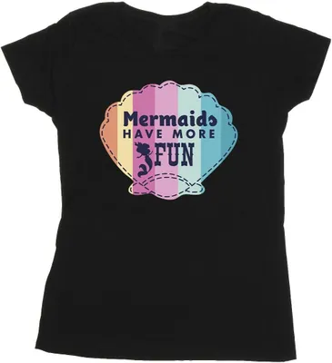 Produktbild von Disney - "The Little Mermaid Fun" T-Shirt für Damen BI26355 (M) (Schwarz)