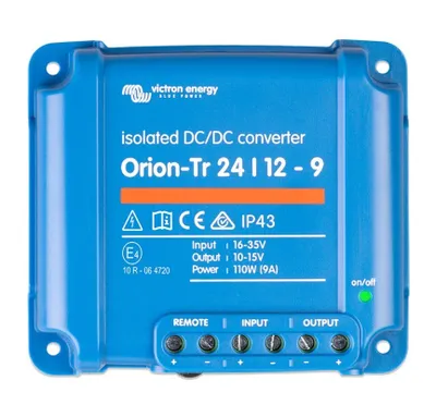 Image de Victron Energy Convertisseur Orion-Tr 24/12-9A 110 W 12 V - 12.2 V (ORI241210110R)