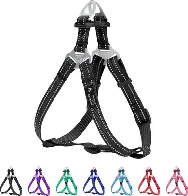 Produktbild von Famanu Hundegeschirr Verstellbar No Pull für Training und Spaziergänge - Schwarz (S)