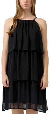 Produktbild von s.Oliver Damen Kleid – Chiffon, ärmellos, Regular Fit