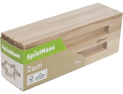 Produktbild von Holz Spielzaun, faltbar, 170 cm lang, 7 cm hoch