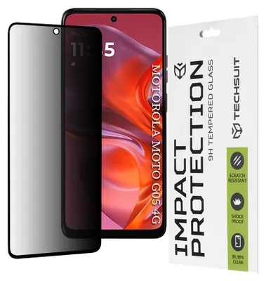 Obrázok produktu pre Techsuit - 111D Privacy Full Glue ochranné sklo pre Motorola Moto G05 / E15 – čierna