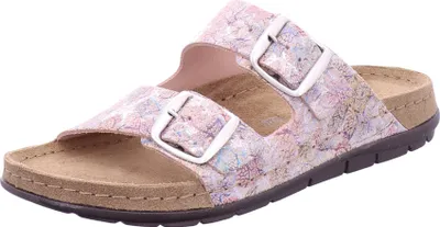 Produktbild von Rohde Damen Pantolette Leder Schnalle Muster Rodigo-D 5861, Größe:42 EU, Farbe:Beige