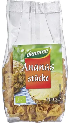Produktbild von Ananasstücke - getrocknet 100g