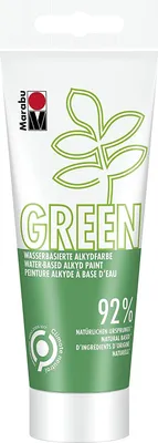 Produktbild von Marabu Green Wasserbasierte Alkydfarbe hellgrün 100 ml Tube